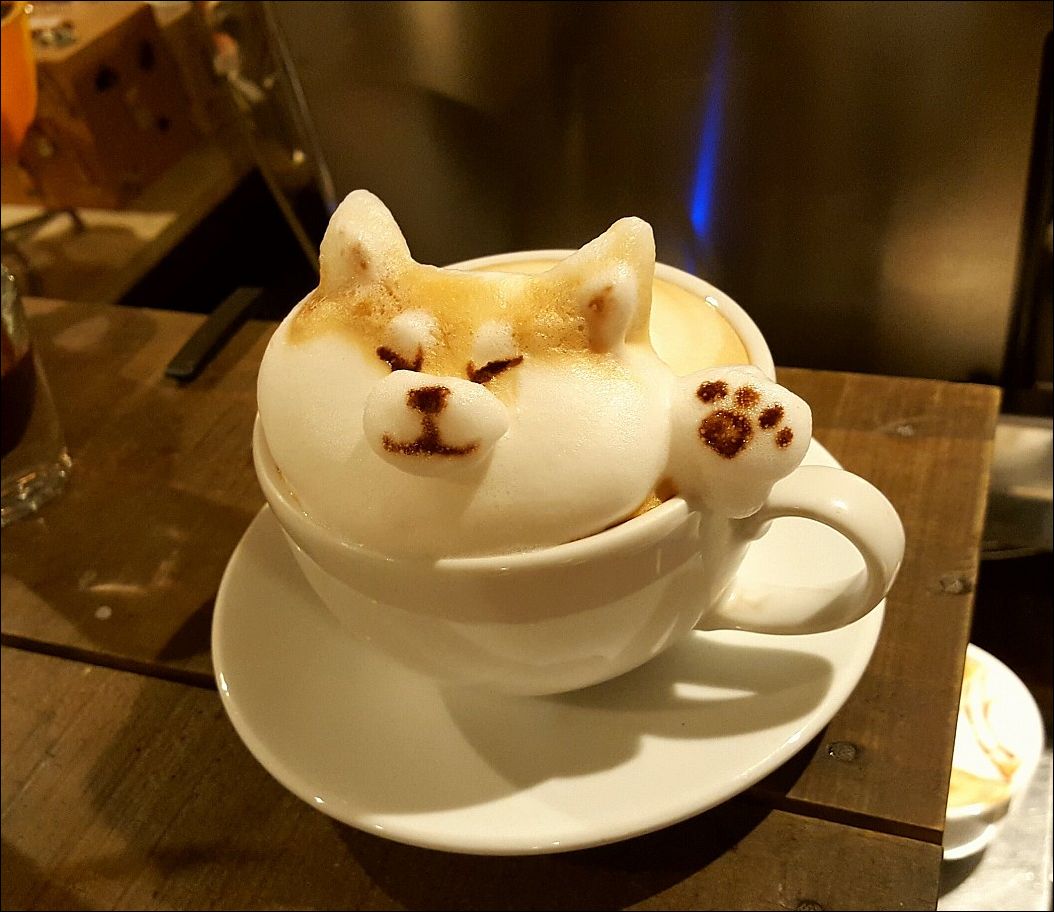 Кофе собачка