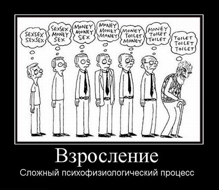 Взросление старение